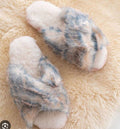 Emu Australia Mayberry Lava Cross Over Slipper Pink Rose